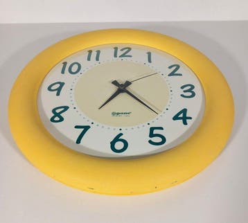 Wandklok - Guzzini - Plastic - 1980-1990 - Popart