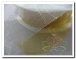 Lint Voile 62 Groen 25 mm per rol, Hobby en Vrije tijd, Nieuw