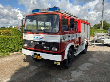 Veiling: Brandweerwagen DAF 1300 Turbo Diesel 1981