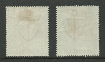 Groot-Brittannië - GB QV SG178 / SG179 2/6d lila en 2/6d, Gestempeld