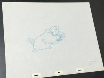 Walt Disney - Originele animatie-tekening van Big Mama (40 x, Nieuw
