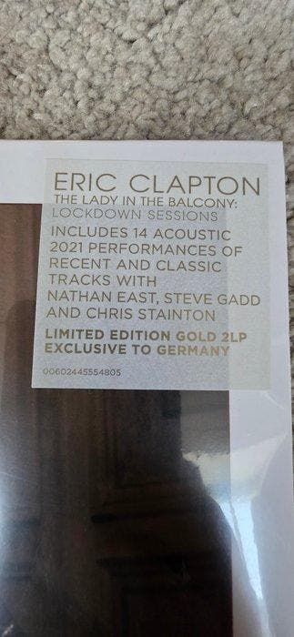 Eric Clapton - Eric Clapton – The Lady In The Balcony:, Cd's en Dvd's, Nieuw in verpakking