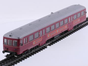 Schaal H0 Brekina 64121 motorwagen VT 104 Jägermeister..., Ophalen of Verzenden, Gebruikt, Wisselstroom, Overige typen