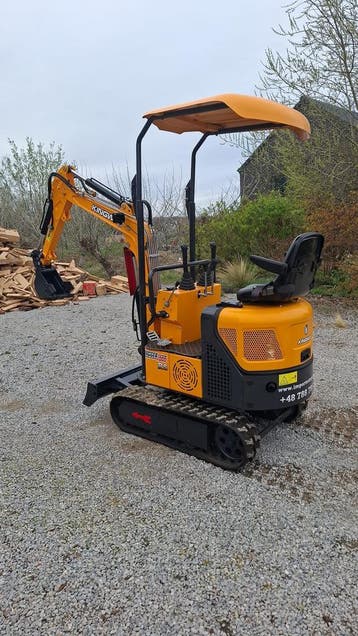 NIEUW! Mini pelle Minigraver Minigraafmachine Kingway Bagger, Verzenden, Graafmachine