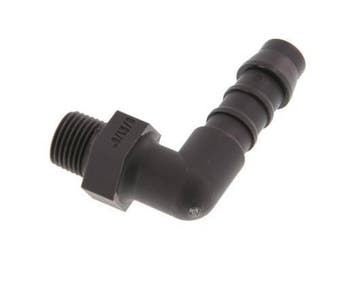 Raccordement de tuyau flexible coude PA 6 de 8 mm (5/16), Bricolage & Construction, Verzenden