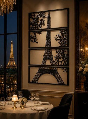 Ornement décoratif - Europe - XXL-Fer de Tour Eiffel
