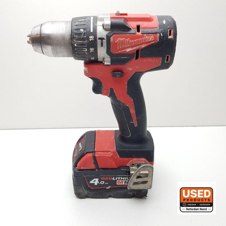 Milwaukee M18 CBLPD – Slagboormachine, Doe-het-zelf en Bouw, Gereedschap | Boormachines, Gebruikt, Verzenden