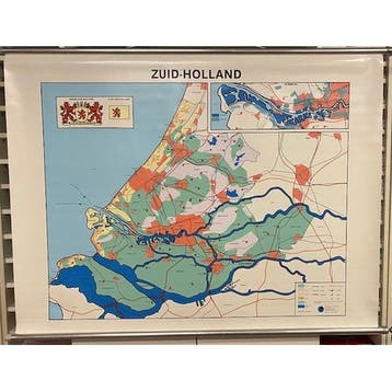 Klassikale kaart Zuid-Holland, Boeken, Verzenden, Nieuw