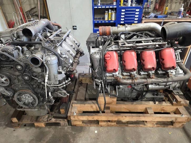 Veiling: Motor Set Scania DC16 V8, Doe-het-zelf en Bouw, Motoren, Ophalen