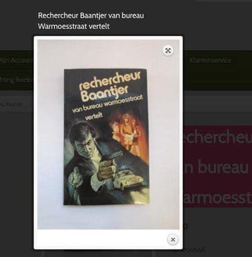 Rechercheur bureau warmoesstraat ve - Baantjer, Verzenden, Nieuw
