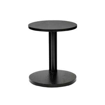 Serax Side Table Low Oak Stained Black Aura - Bijzettafel -, Verzenden, Nieuw, Hout, 60 cm of meer