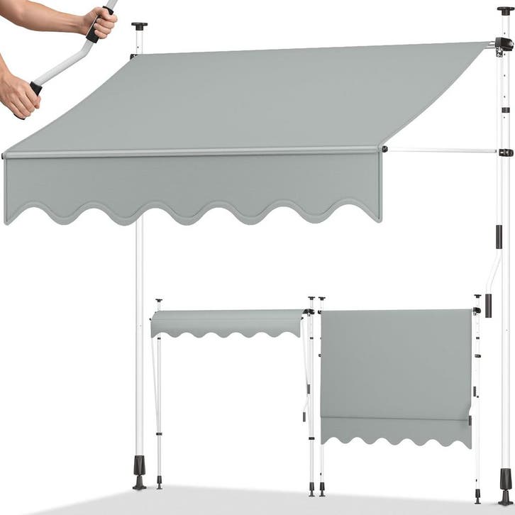Klemluifel - Balkon luifel - Verticale luifel - 300 cm - Lic, Tuin en Terras, Schaduwdoeken, Nieuw, Verzenden
