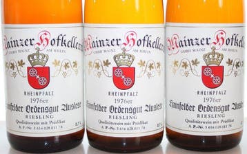 1976 Hainfelder Ordensgut Riesling Auslese - Mainzer, Nieuw
