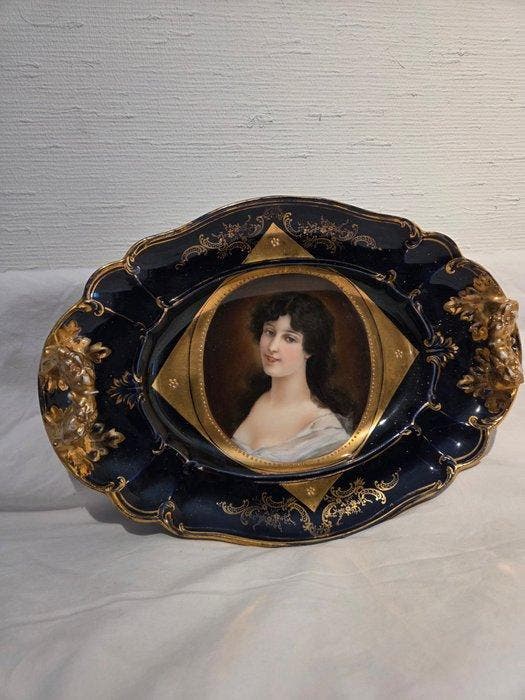 Vienna Style - Schaal - Porselein, Antiek en Kunst, Antiek | Glaswerk en Kristal