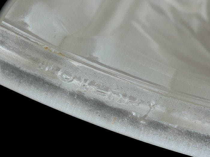 Jean Noverdy - Kaarsenhouder - Glas en verzilverd metaal,, Antiek en Kunst, Kunst | Designobjecten