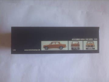 Minichamps 1:18 - Modelauto - Alfa Romeo Giulia 1300 Super, Hobby en Vrije tijd, Nieuw