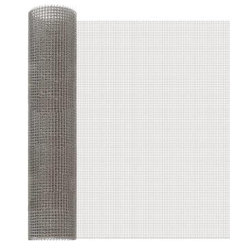 vidaXL Mesh Scherm 60 x 1000 cm 3 Mesh Roestvrij staal 201, Verzenden, Nieuw