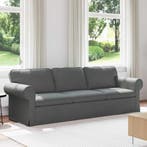 vidaXL bank / zetel Donkergrijs 245 x 82 x 80 cm Stof, Verzenden