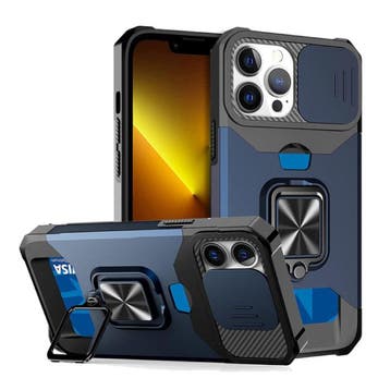iPhone XS Max - Card Slot Hoesje met Kickstand en Camera, Verzenden, Nieuw