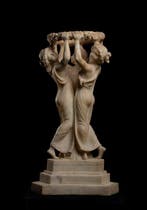 C. Cipriani - Sculpture, tripode delle tre ninfee o grazie -