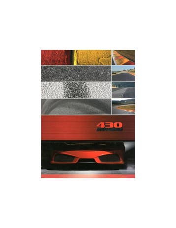 2007 FERRARI 430 SCUDERIA PRESS BROCHURE PERS BROCHURE 307.., Ophalen of Verzenden, Nieuw
