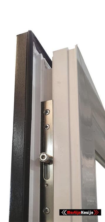PVC Kunststof deur B85xH185 en B90xH190 buitendraaiend!!, 80 tot 100 cm, Minder dan 200 cm, Ophalen of Verzenden, Glas