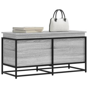 vidaXL Opbergbox met deksel 100x40x51,5 cm bewerkt hout, Doe-het-zelf en Bouw, Kratten en Dozen, Verzenden, Nieuw