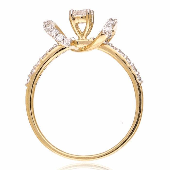 Bague - 18 carats Or jaune - 0.62ct. tw. Diamant (Naturelle), Bijoux, Sacs & Beauté, Bagues