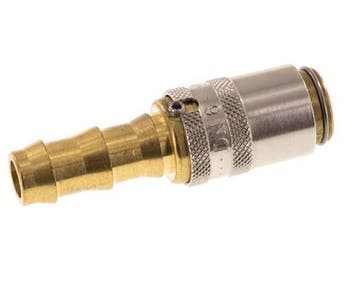 Manchon daccouplement en laiton DN 6 9,5 mm Pilier de tuyau, Verzenden