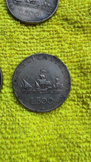 Italië, Republiek 500 Lire argento 1958-1960 (15 monete)