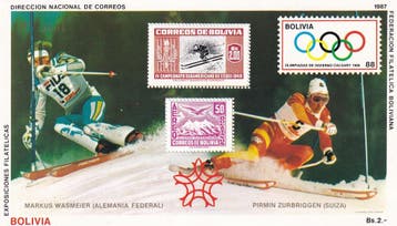Bolivie - 1987 - Olympische spelen - Postfris, Postzegels en Munten, Verzenden, Postfris, Sport
