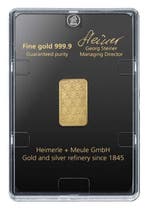 5 gram - Goud .999 - Heimerle + Meule - Verzegeld