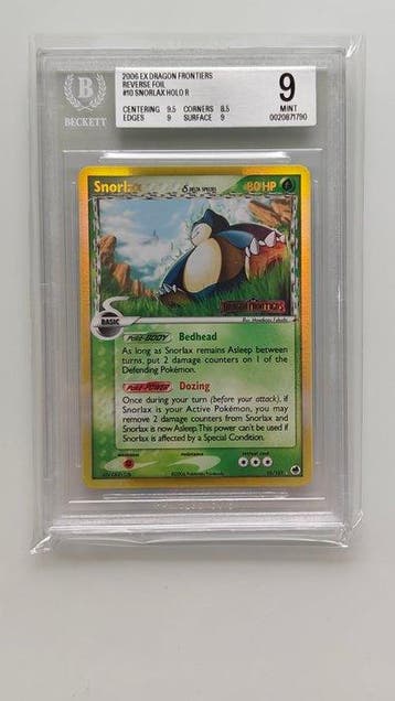 Pokémon - 1 Graded card - Snorlax 10/101 Reverse holo -, Nieuw