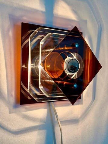 Herda - Lampe murale - vintage des années 1970 / rétro -