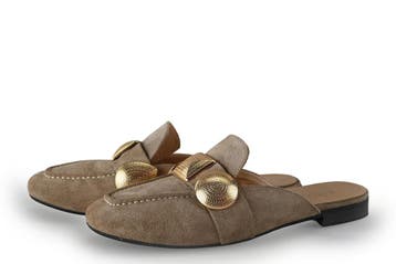 Babouche Muiltjes in maat 37 Beige, Verzenden