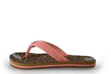 Reef Slippers Meisjes in maat 33 Panter, Verzenden, Jongen of Meisje, Schoenen, Zo goed als nieuw