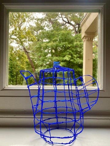 Iris Lucia Design - Theepot - 3D Theepot Blauw - Biologisch