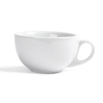 Cappuccinokopjes | ATHENA |  Porselein | Wit | 28.5cl | 12, Verzenden
