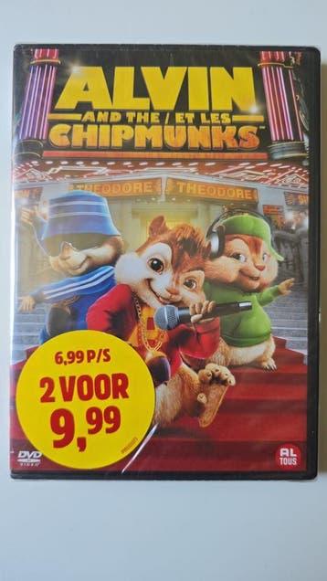 ALVIN AND THE CHIPMUNKS (IN SEAL) (DVD), Gebruikt