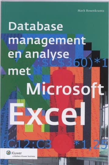 Database Management En Analyses Met Microsoft Excel | Nieuw, Verzenden, Nieuw, Mark Rosenkrantz