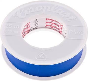 Elektrische Isolatietape Vde-Getest 25mm/25m Blauw, Verzenden, Nieuw