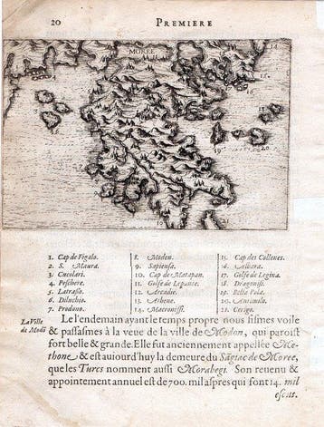 Griekenland - Peloponnesos; Henri de Beauvau - Moree - 1615