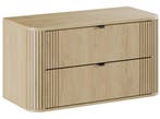 Wastafelkast Cremona 100 cm – Eiken – Hangend Badmeubel, Verzenden