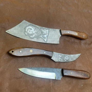 Keukenmes - Utility knife - Vintage handgemaakte