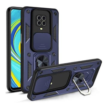 Xiaomi Redmi Note 9 Pro Max - Armor Hoesje met Kickstand en, Verzenden