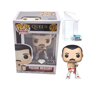Funko Pop! Rocks: Freddie Mercury #97 - Diamond Edition FYE, Verzenden