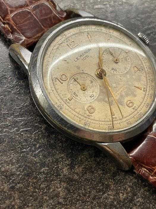 Lemania - Classic Chronograph - Heren - 1950-1959, Handtassen en Accessoires, Horloges | Heren