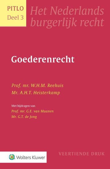 Pitlo 3 - Goederenrecht 9789013143874 W.H.M. Reehuis, Verzenden, Zo goed als nieuw, W.H.M. Reehuis