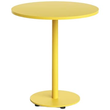 Tiptoe Moka Outdoor Bistro Tafel (round / Sun Yellow) -, Huis en Inrichting, Verzenden, Gebruikt, Metaal of Aluminium