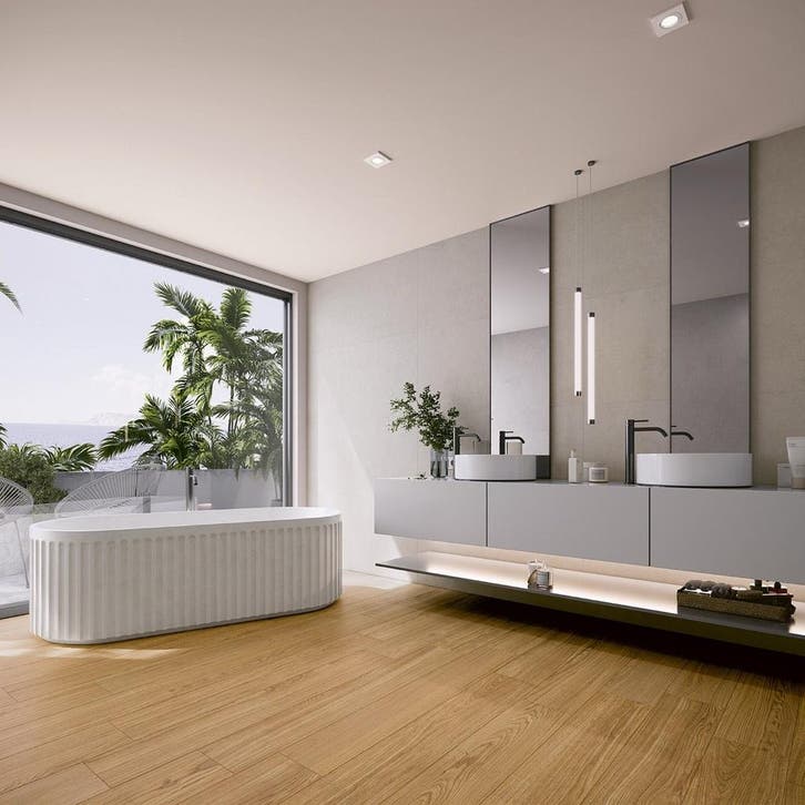 Vloertegel Baldocer Opal Houtlook Honey Eiken R10 15x90, Bricolage & Construction, Dalles & Carrelages, Enlèvement ou Envoi